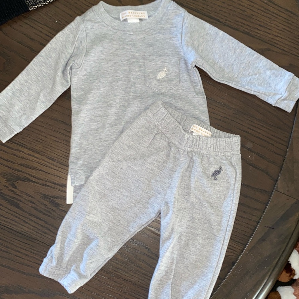 The Beaufort Bonnet Company Gray Matching Set